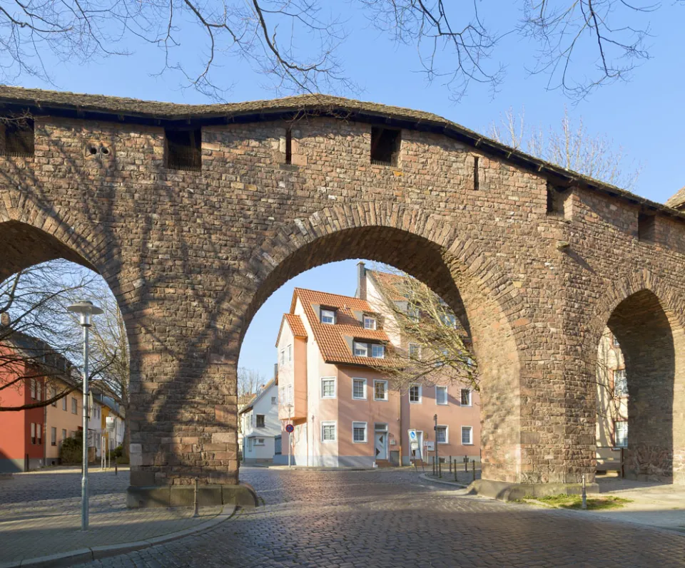 Worms City Fortification, Rashi Gate (northeast elevation)