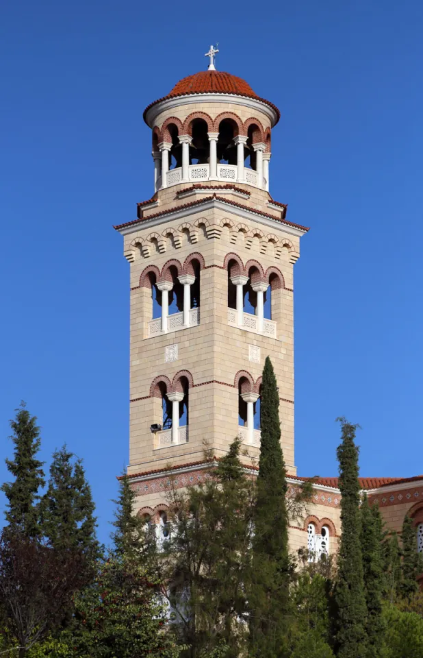 Church of Agios Nektarios, spire