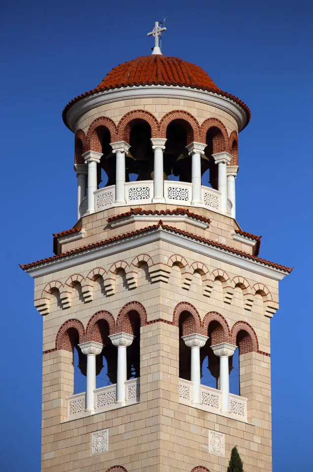 Church of Agios Nektarios, spire