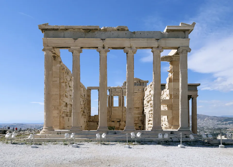 Acropolis, Erechtheion, east elevation