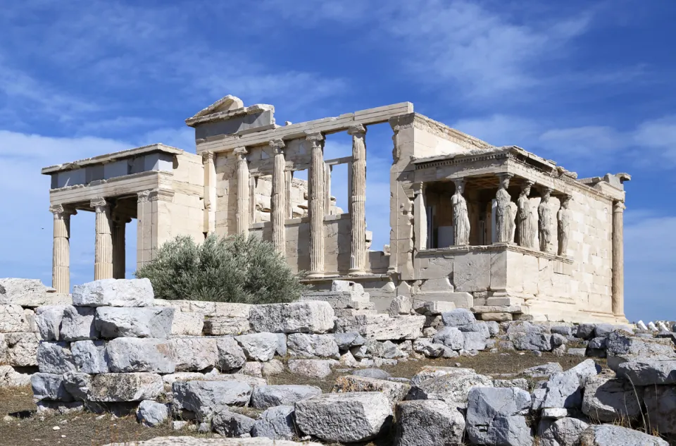 Acropolis, Erechtheion, southwest elevation