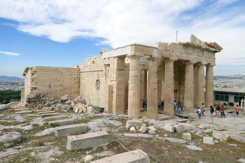 Acropolis of Athens, Propylaea, east elevation