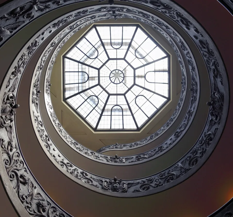 Vatican Museums, Pius-Clementine Museum, Momo Spiral Staircase