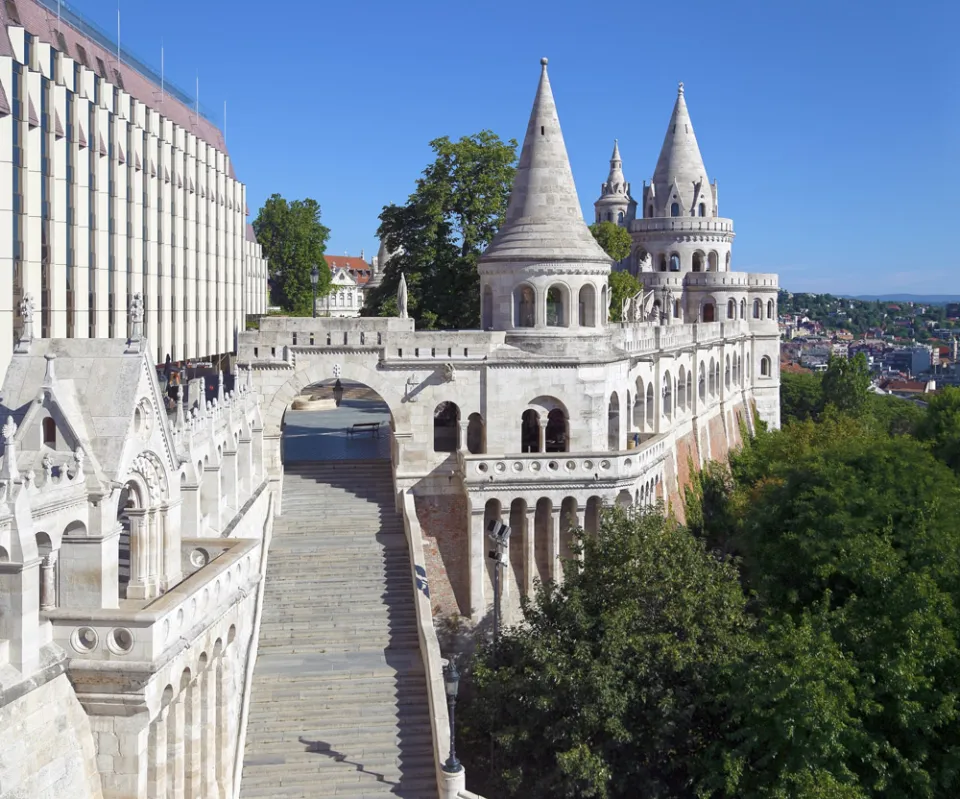 Fisherman's Bastion, northern part