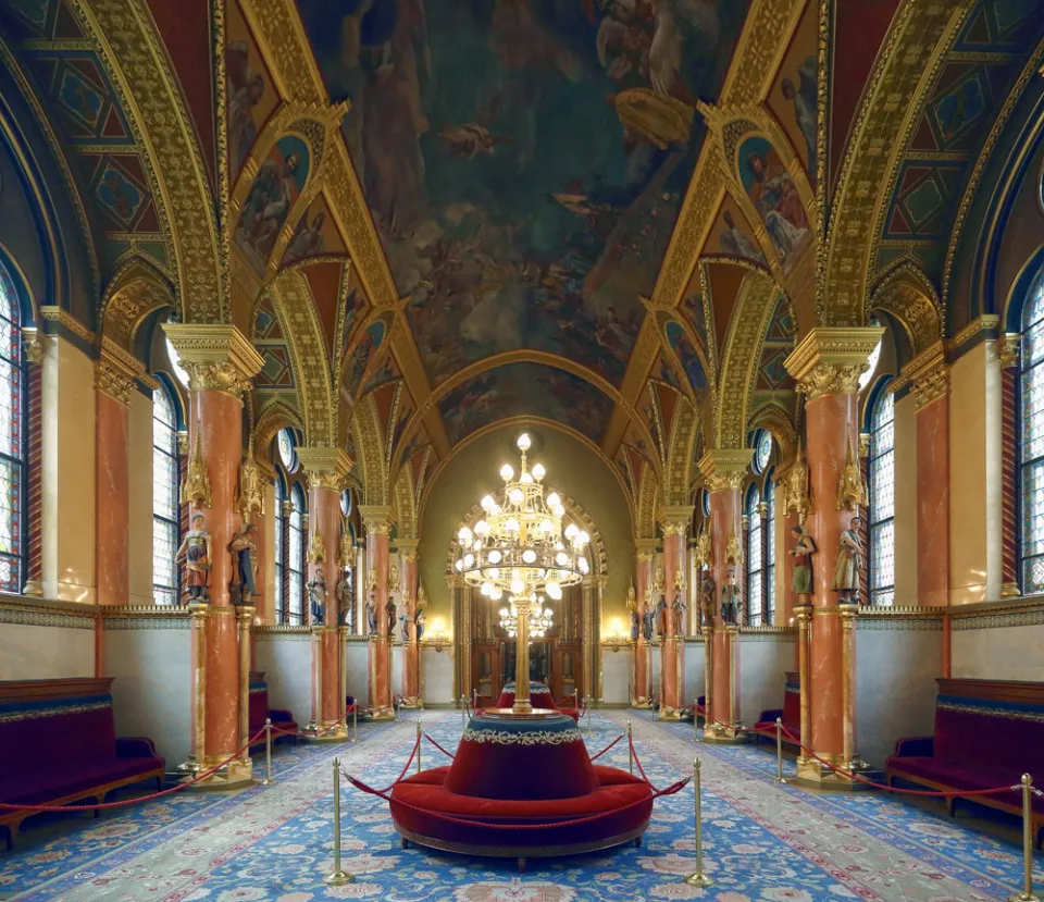 Hungarian Parliament Building, Lounge of the Chamber of Peers