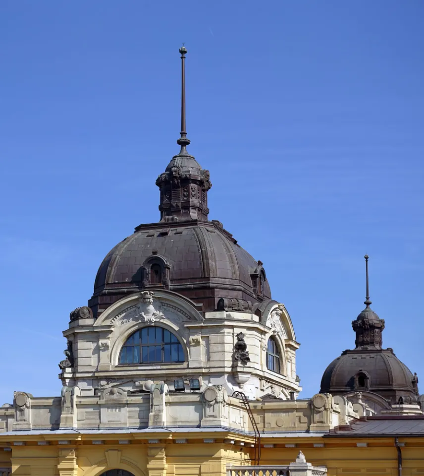 Széchenyi Thermal Bath, roof structure