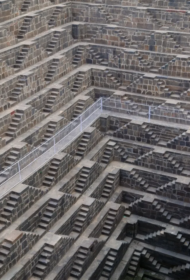 Chand Baori, stairs