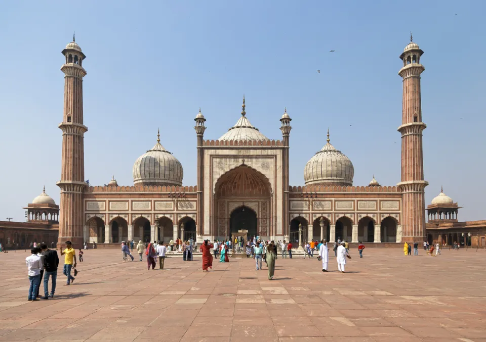 Jama Masjid of Delhi, Prayer Hall, east elevation