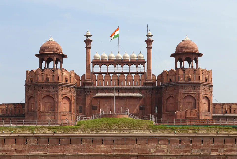 Red Fort, Lahori Gate, west elevation