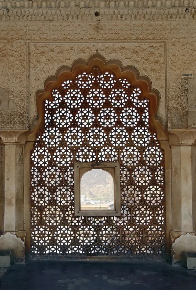 Amber Fort, Ganesh Gate, Suhag Mandir, jali