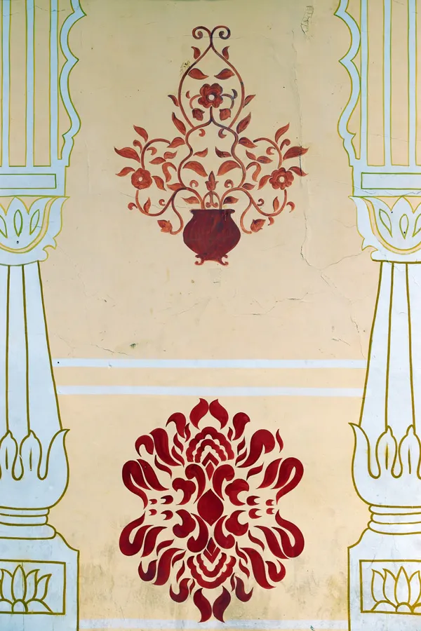 City Palace, Pritam Chowk, mural painting