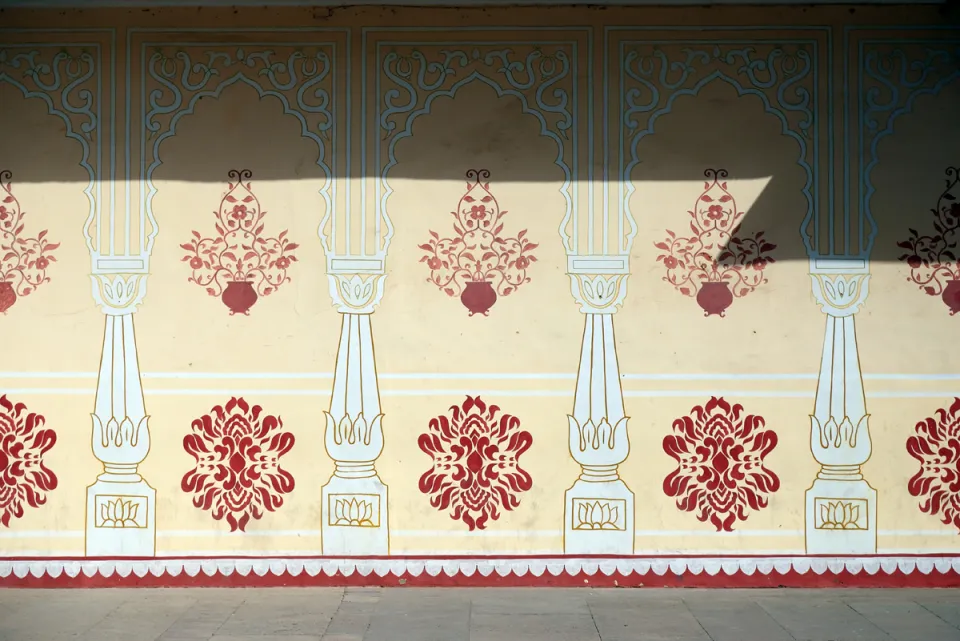 City Palace, Pritam Chowk, mural painting