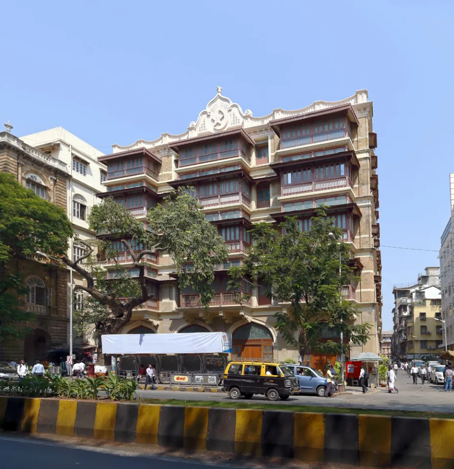 Badri Mahal, west elevation