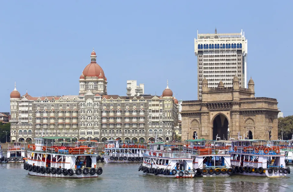 Colaba, Taj Mahal Palace Hotel and Gateway of India