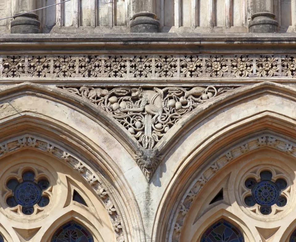 Municipal Corporation Building, facade detail