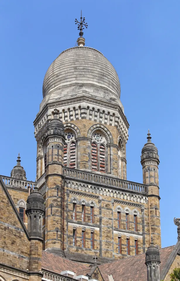 Municipal Corporation Building, main tower (southwest elevation)