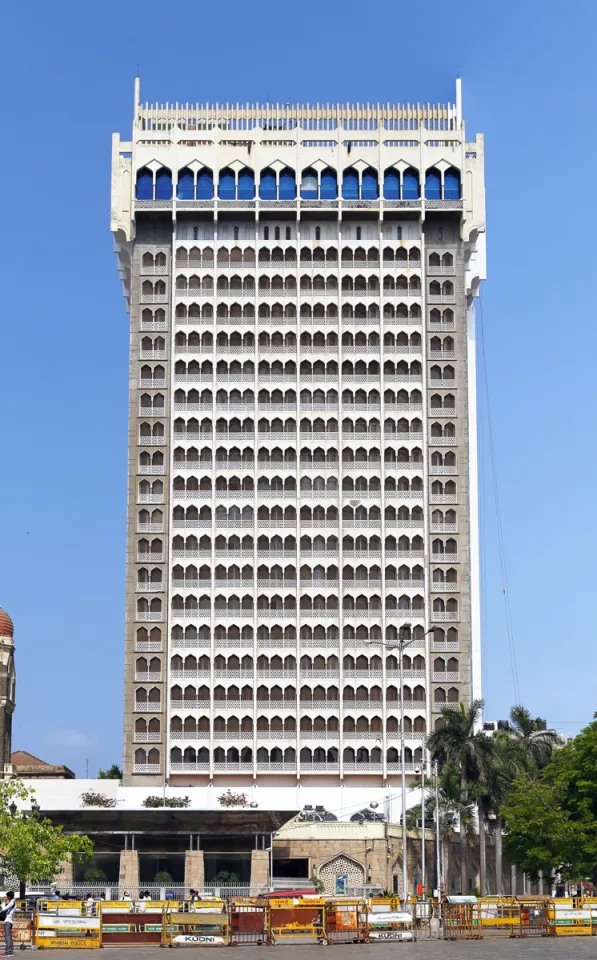 Taj Mahal Tower, east elevation