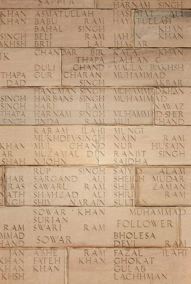 India Gate, facade detail