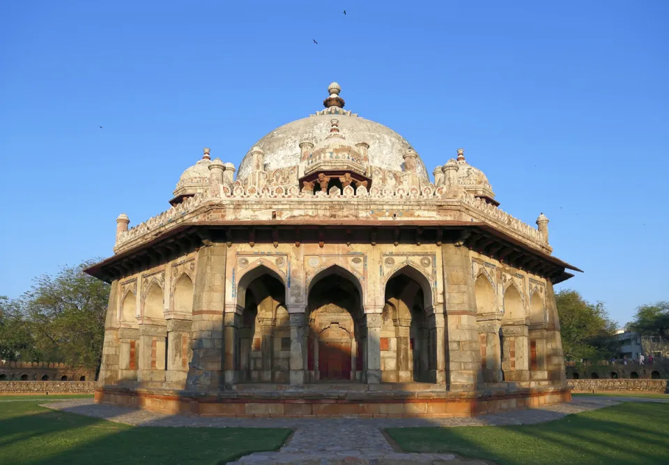 Isa Khan's Tomb, west elevation