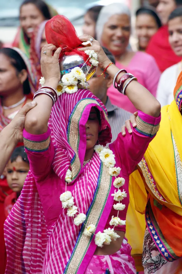 Gangaur festival procession 