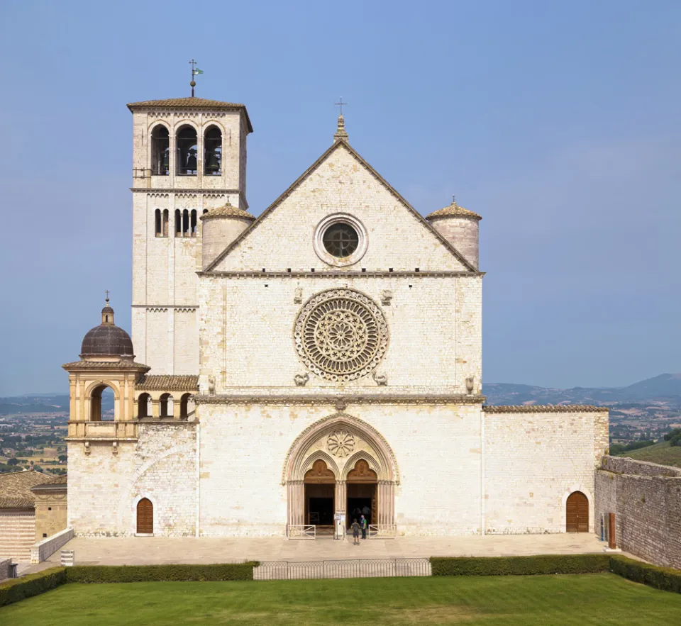 Basilica of Saint Francis of Assisi, main facade (east elevation)