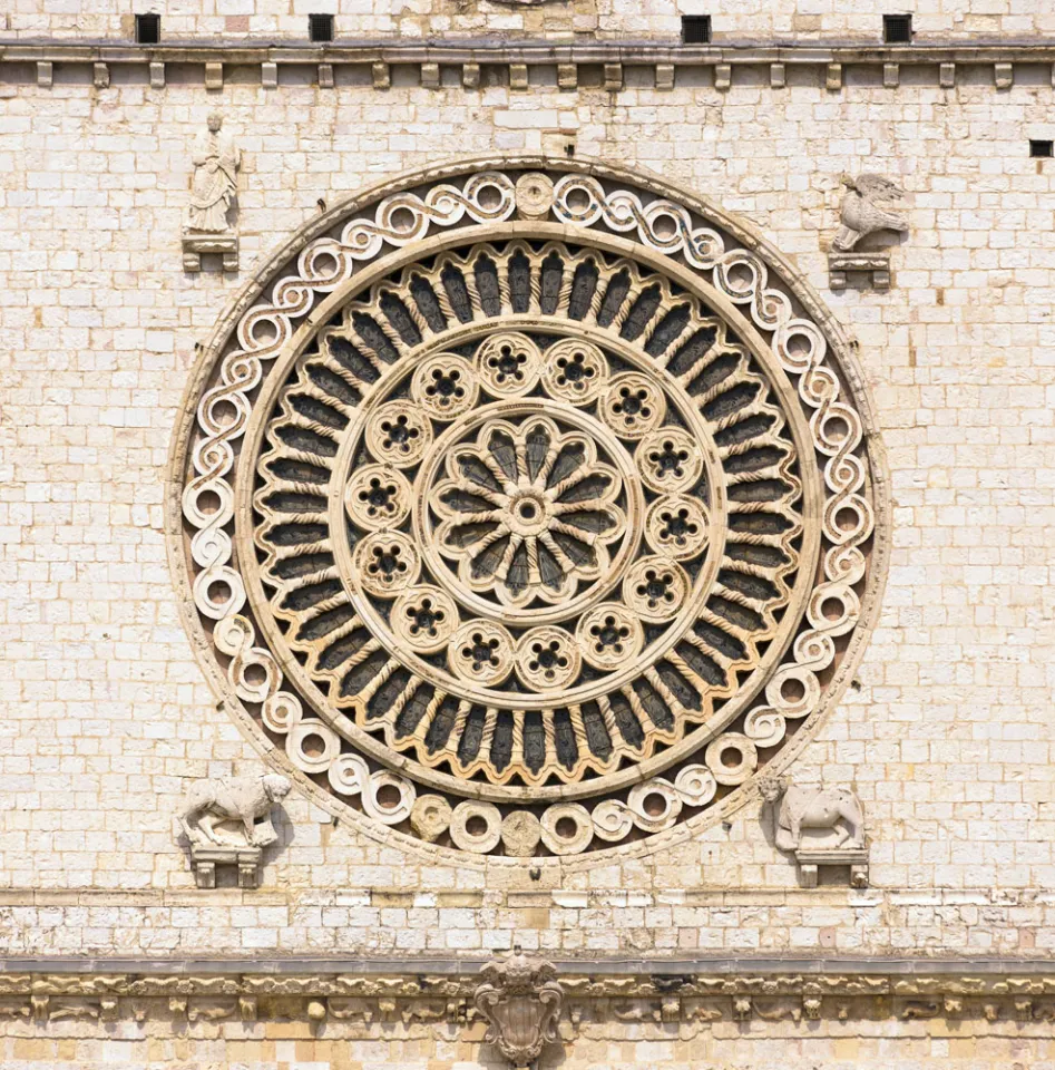 Basilica of Saint Francis of Assisi, rose window