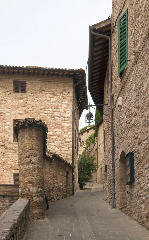 Aluigi Street in the old town of Assisi