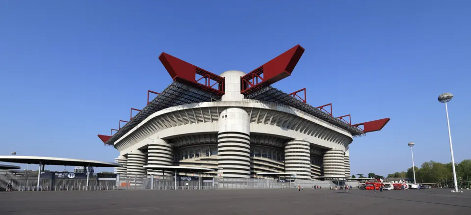 Giuseppe Meazza Stadium (San Siro), southwest elevation