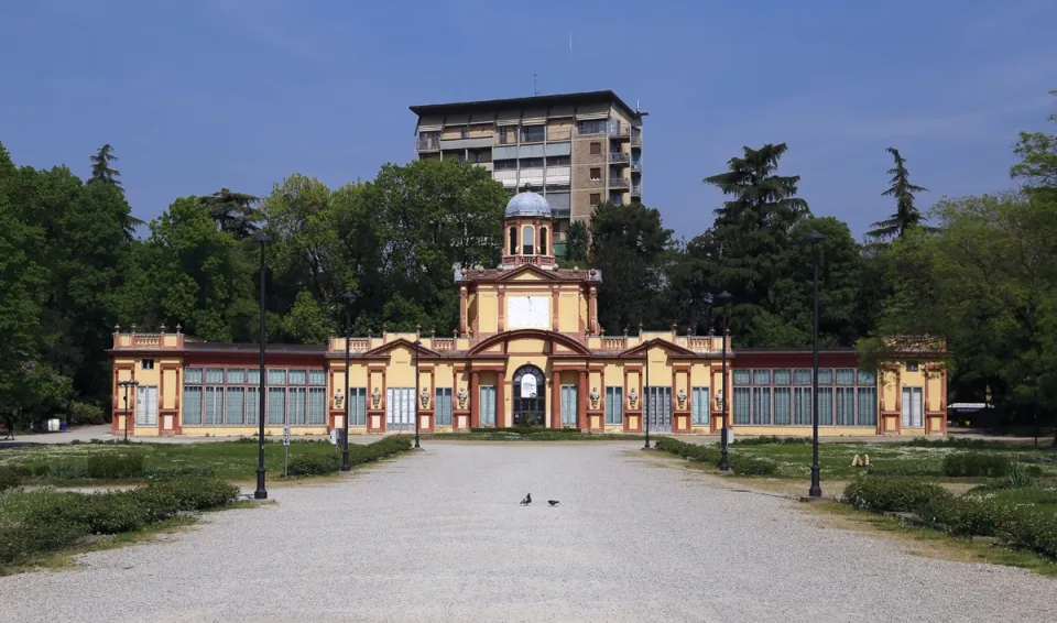 Palazzina dei Giardini, southwest elevation