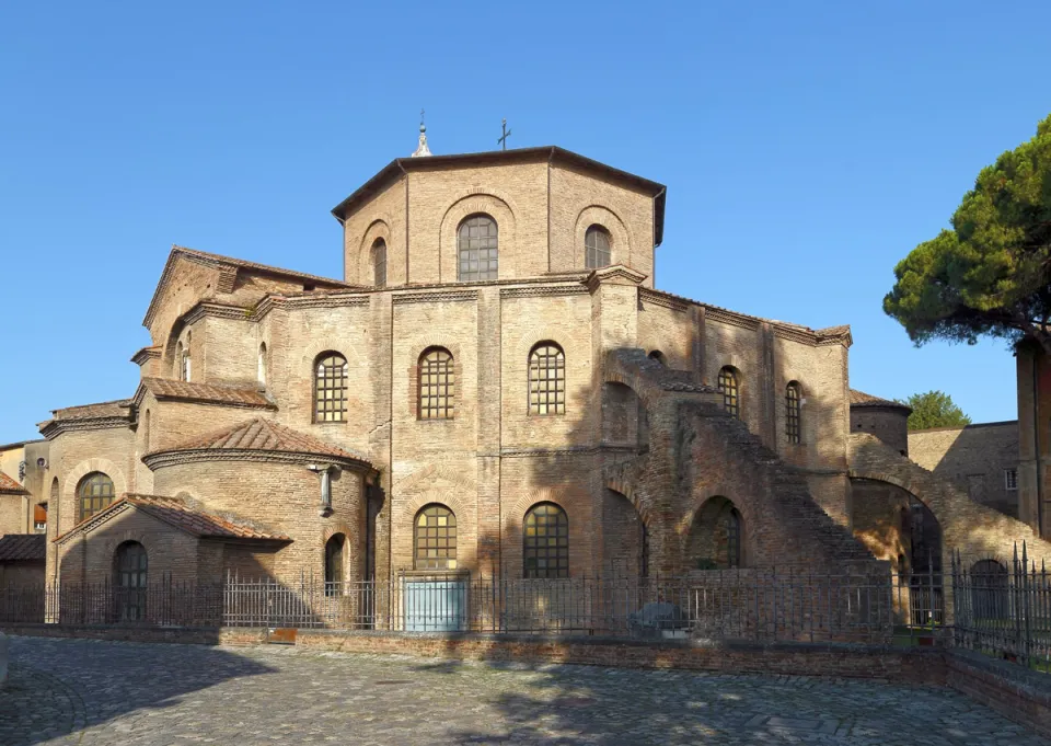 Basilica of San Vitale, east elevation