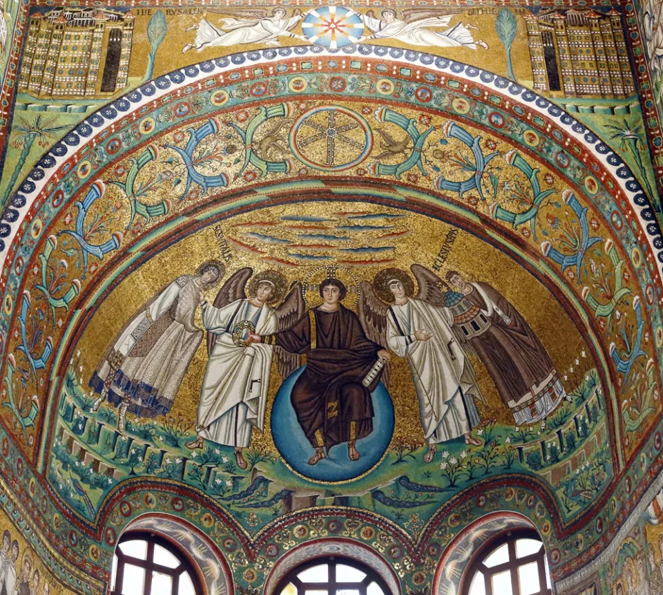 Basilica of San Vitale, mosaic of the apse