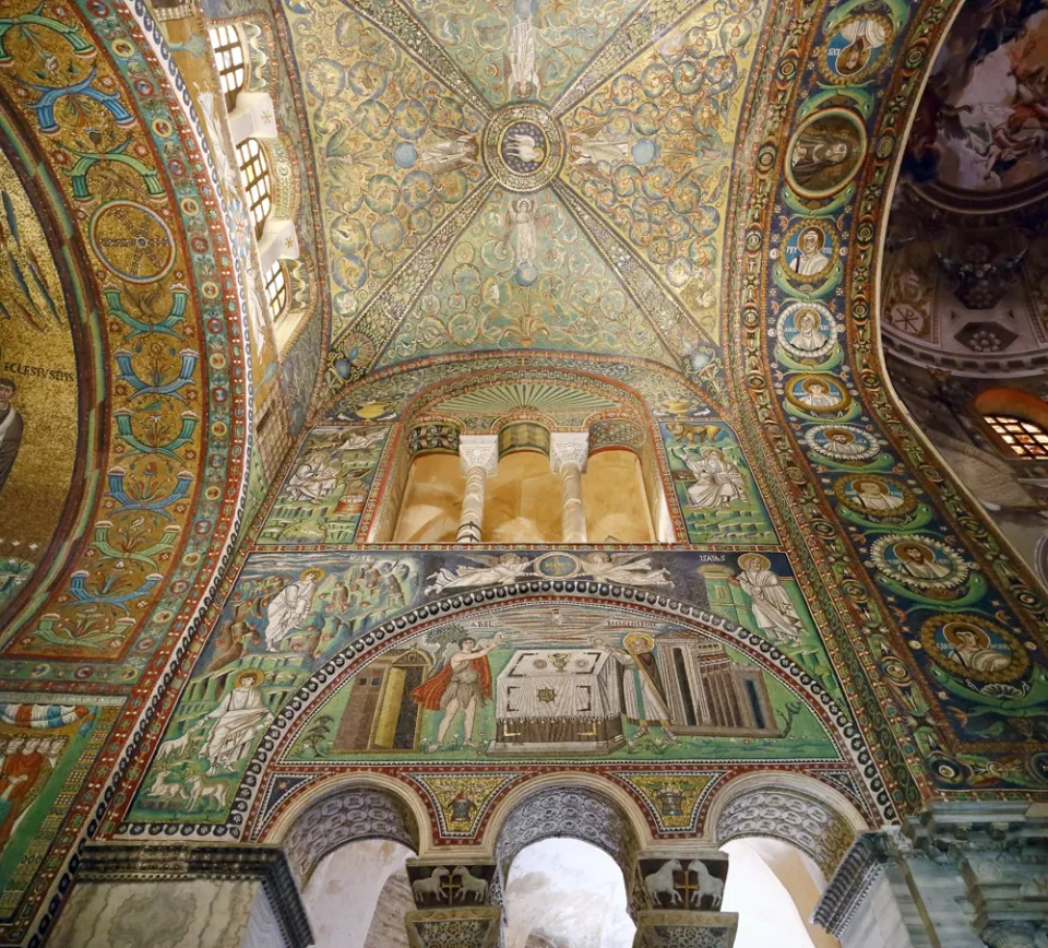 Basilica of San Vitale, mosaics of the choir