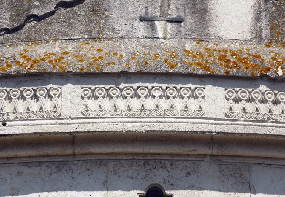 Mausoleum of Theodoric, detail of the frieze