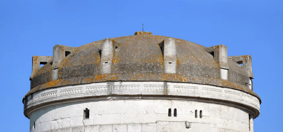 Mausoleum of Theodoric, monolithic cupola (northwest elevation)