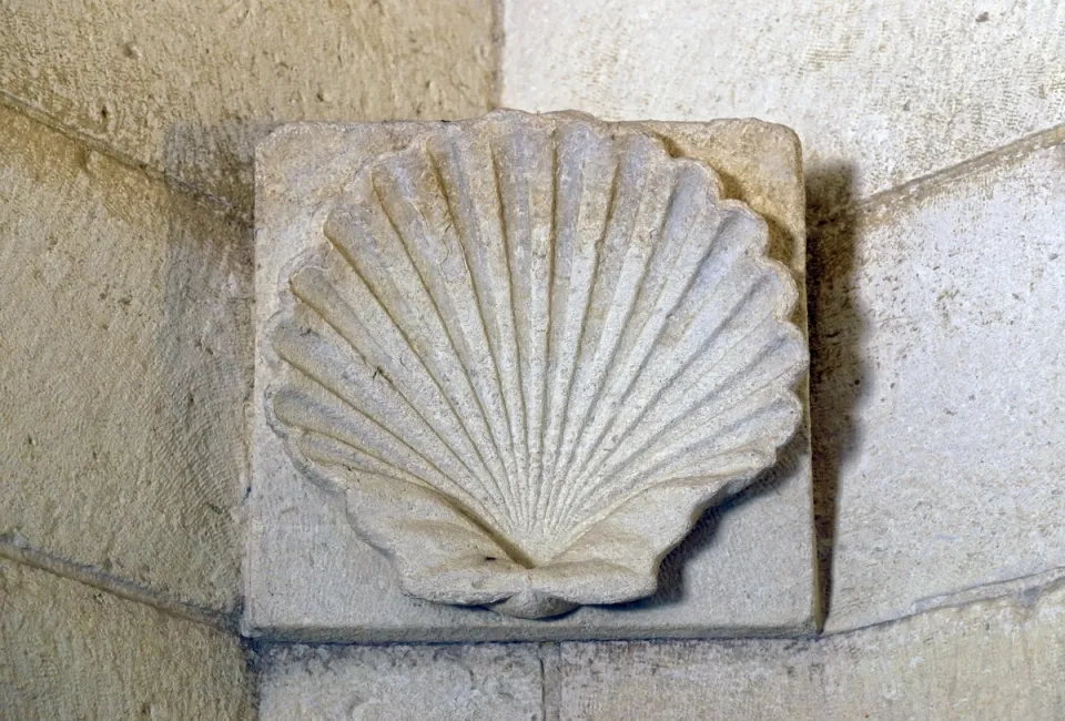 Mausoleum of Theodoric, relief of a shell inside the main crypt niche