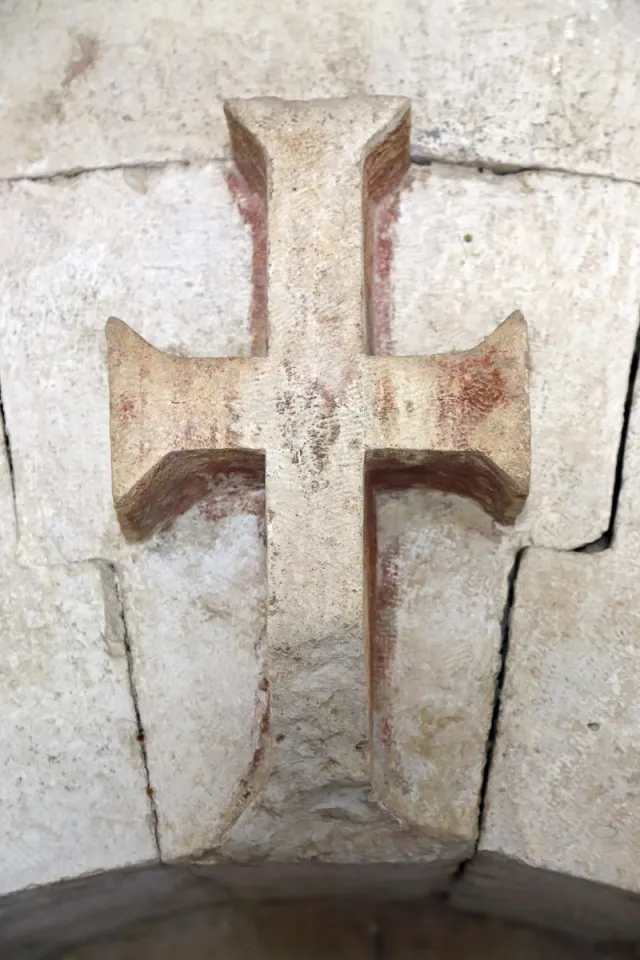 Mausoleum of Theodoric, wall relief at the lower floor