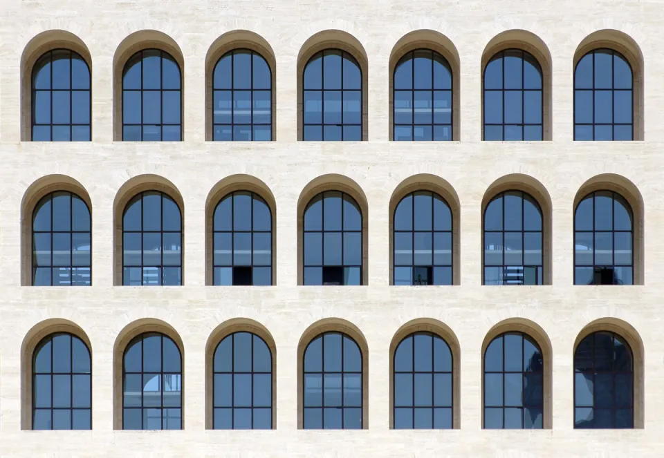 Palace of Italian Civilisation, facade detail