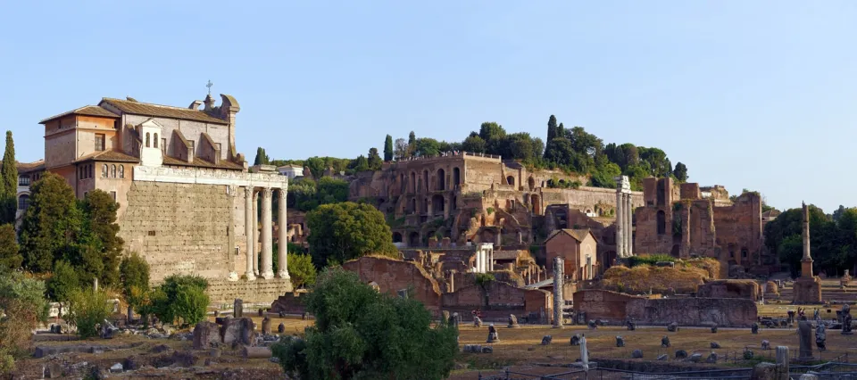 Roman Forum, north elevation