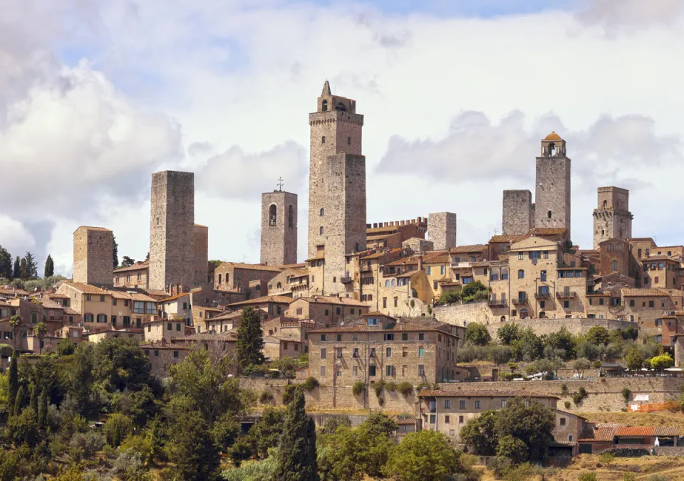 Tower houses of the old town of San Gimignano