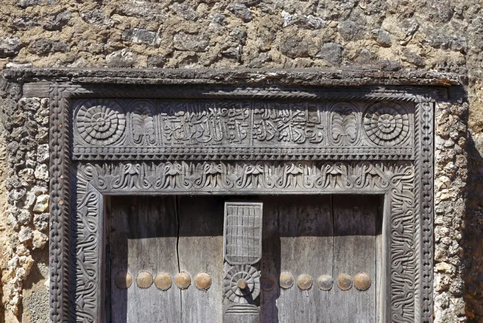 Fort Jesus, detail of a Omani door