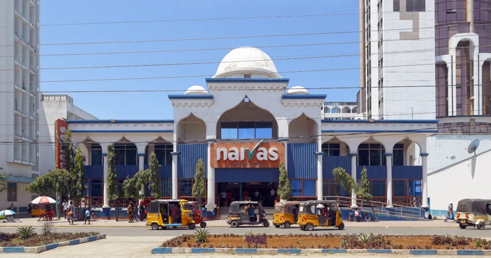 Naivas Digo, main facade (west elevation)