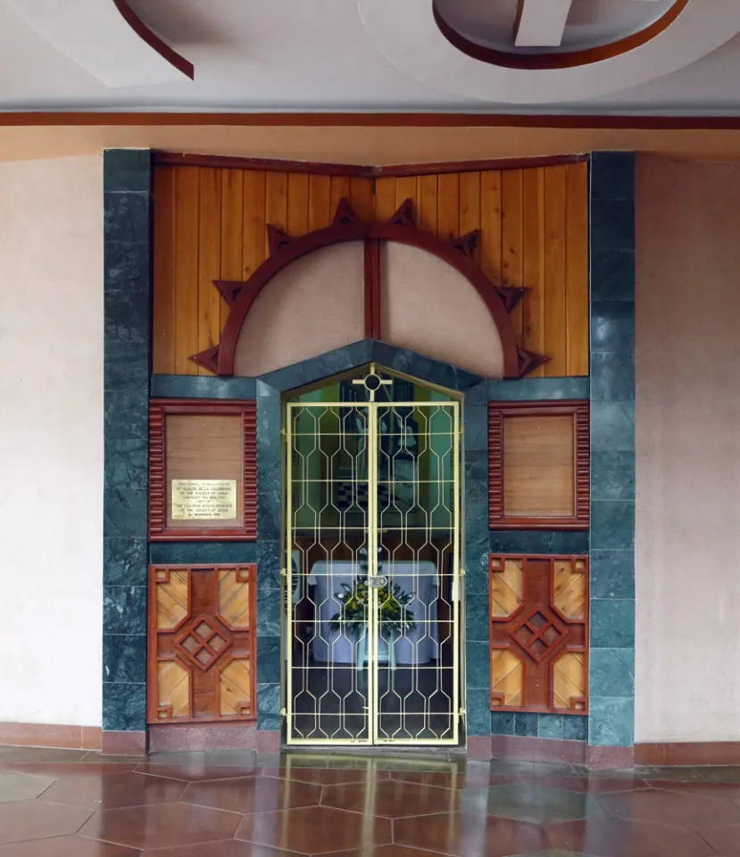 Cathedral Basilica of the Holy Family, entrance to the chapel of St. Claude La Colombière