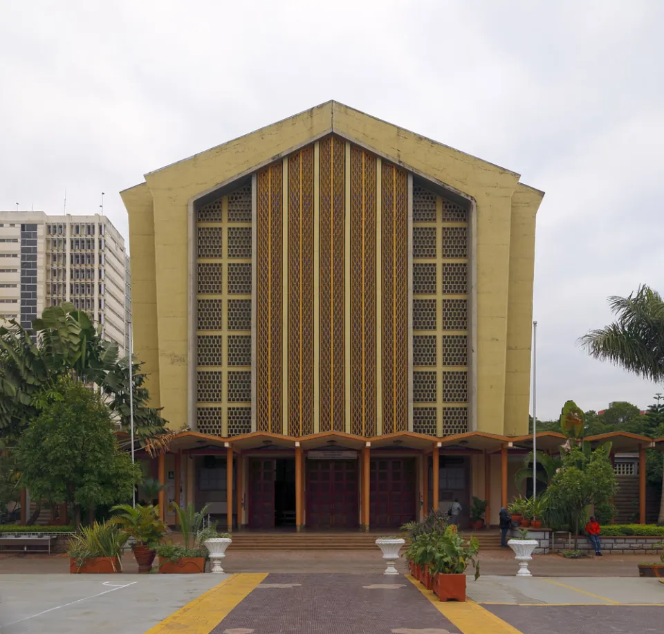 Cathedral Basilica of the Holy Family, main facade