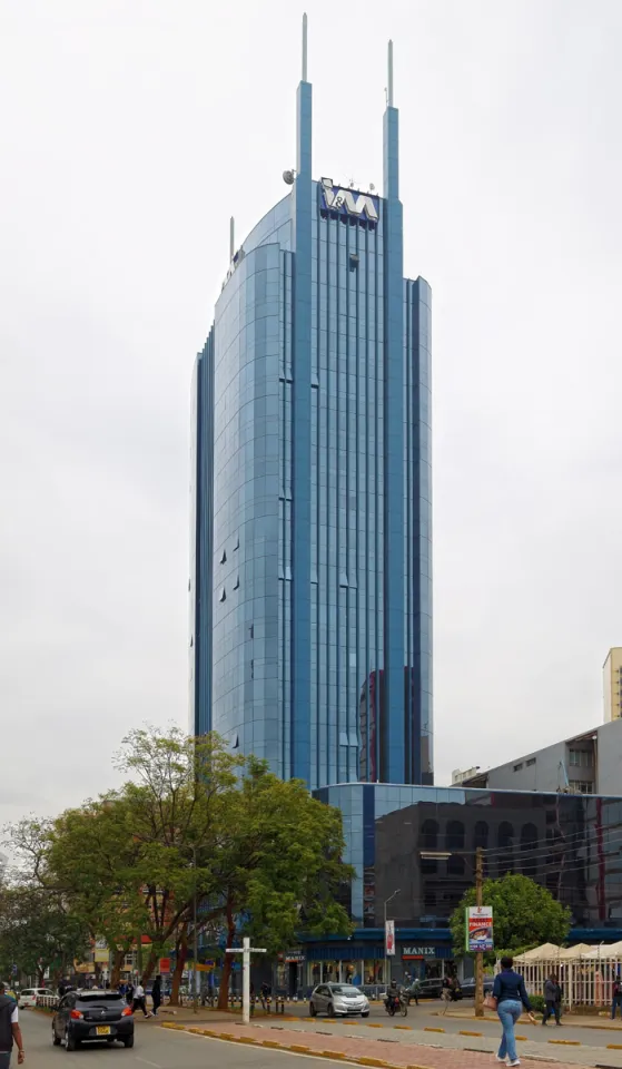 I&M Bank Tower, north elevation
