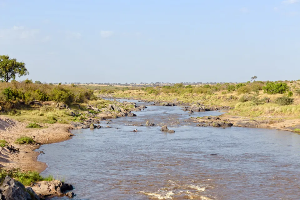 Mara River inside Masai Mara National Reserve