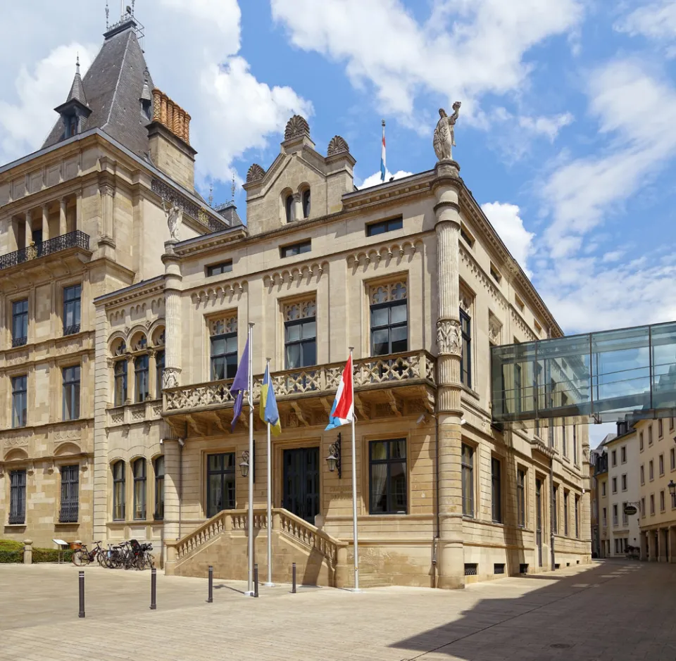 Hall of the Chamber of Deputies, southwest elevation