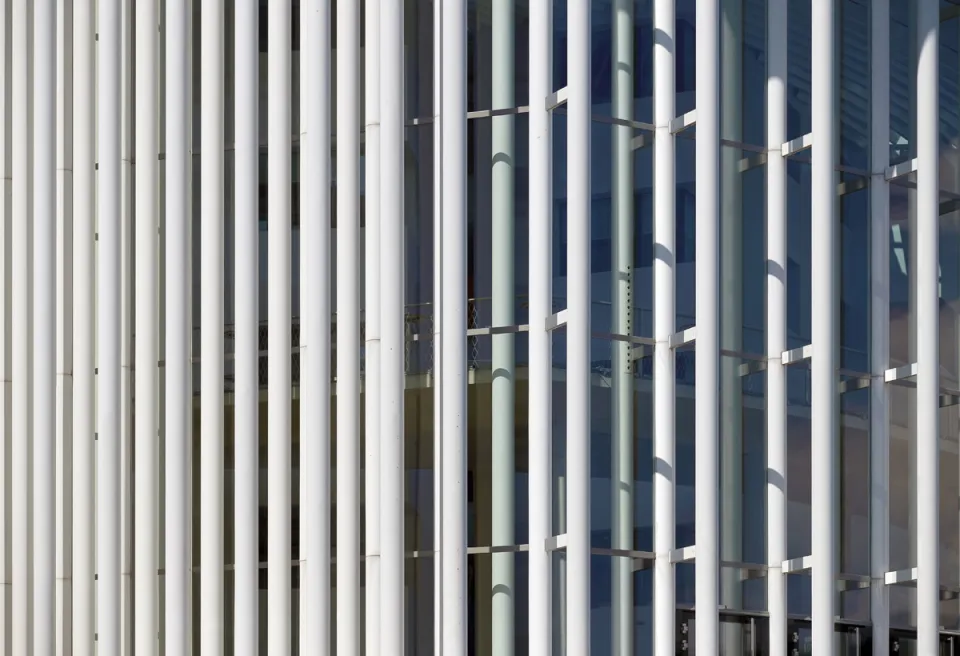 Philharmonie Luxembourg, facade detail