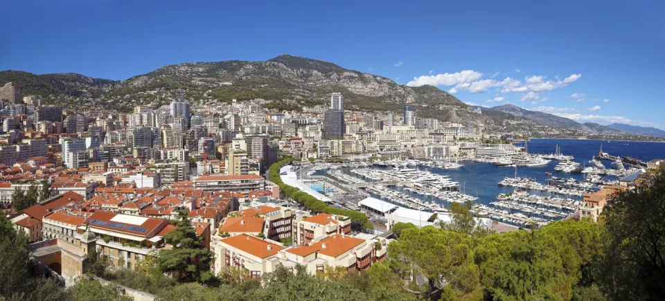 View from Monaco City to the north