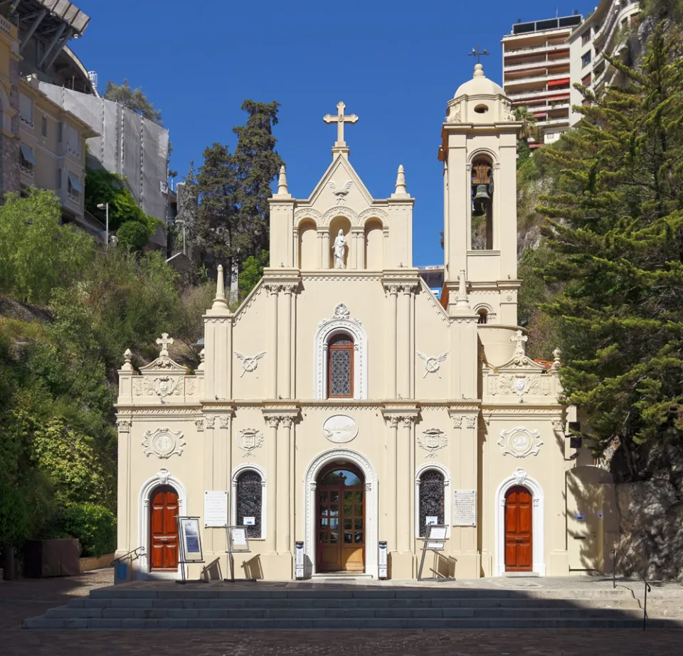 Saint Devota Church, main facade