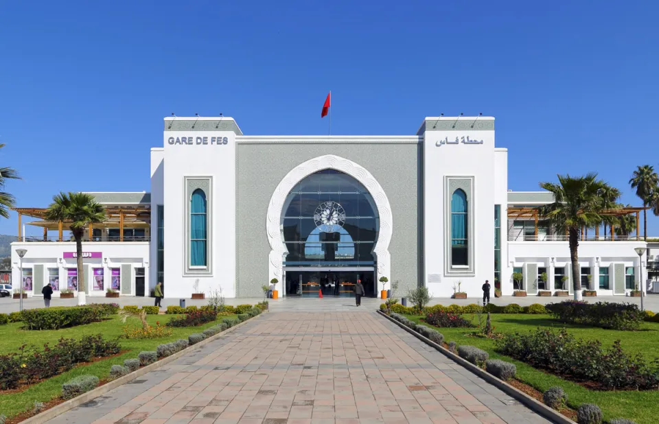 Fez Railway Station, main facade